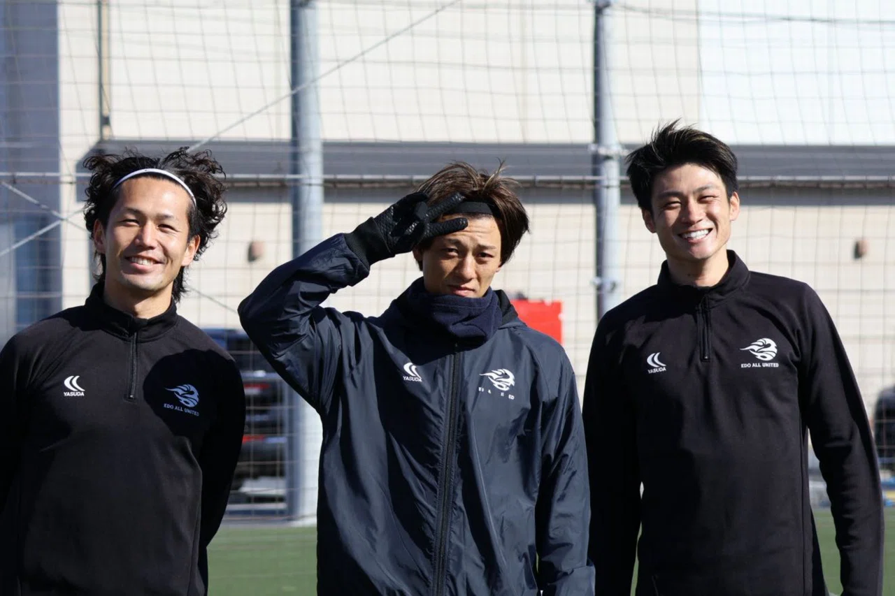 社会人　サッカー部ウェア　スポンサー付き 個人スポンサー｜小松 駿太 (Komatsu Hayata)