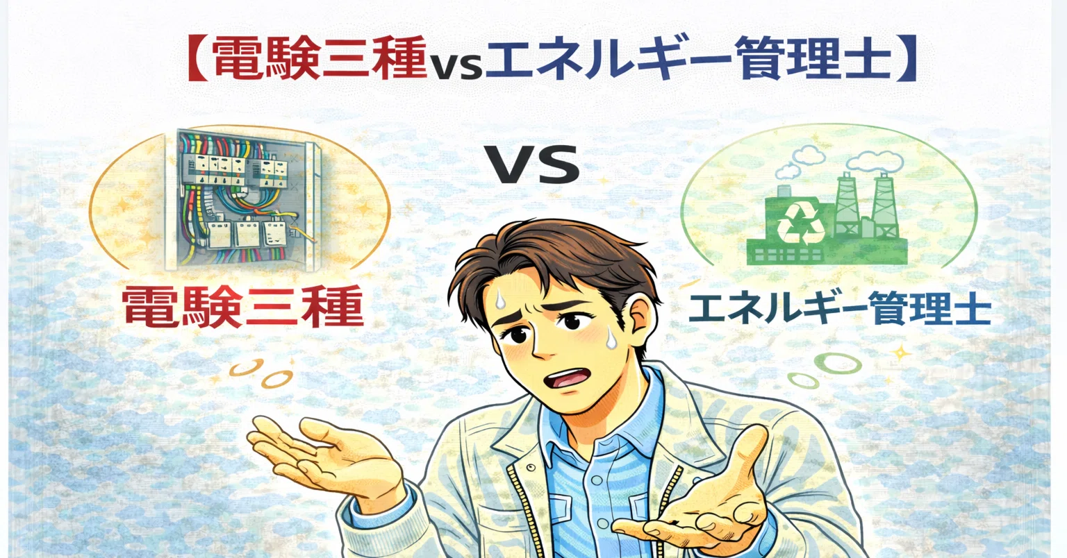 電験三種vsエネルギー管理士】どっちを先に取る？偏差値40から年収150 