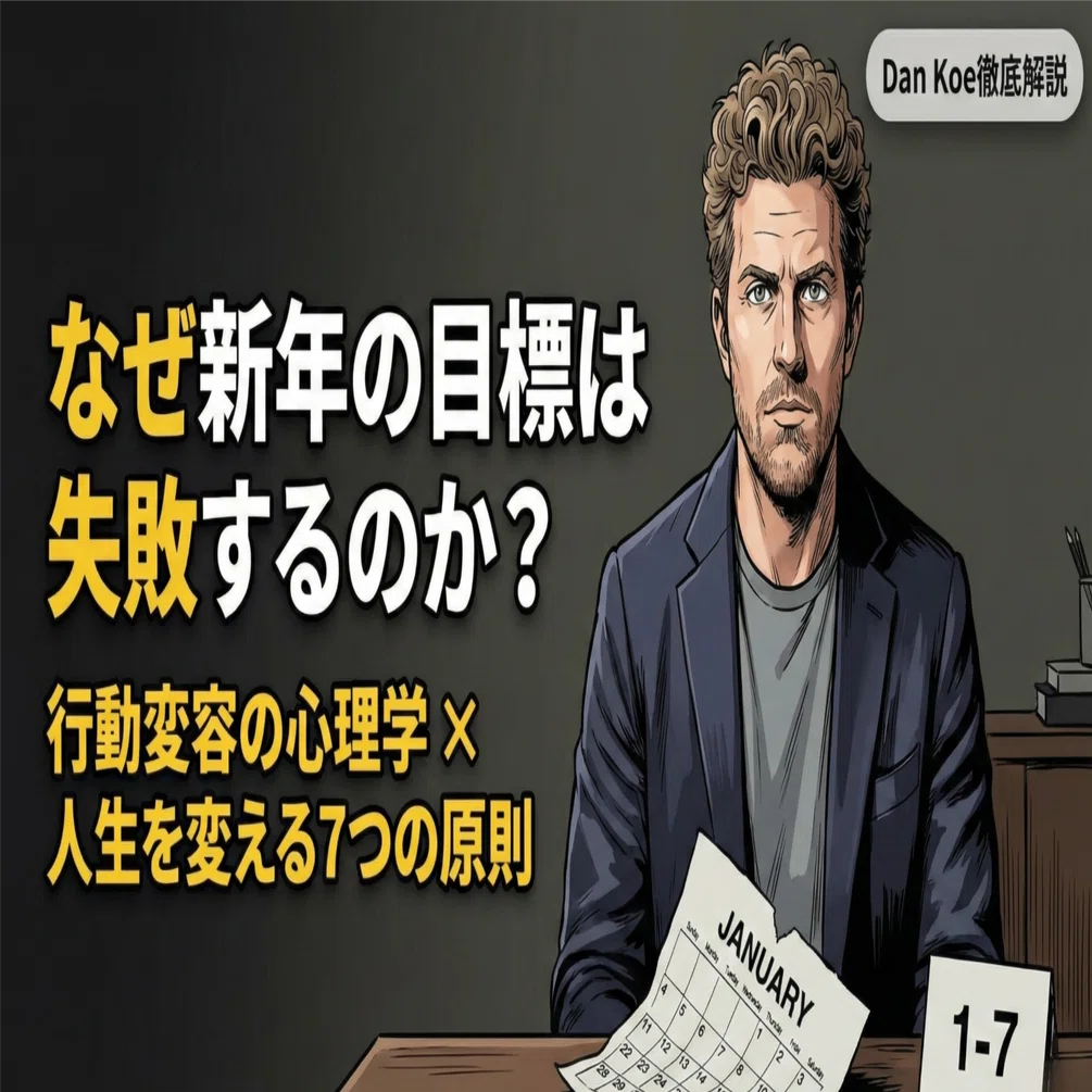 なぜ新年の目標は失敗するのか？行動変容の心理学と人生を変える7つの