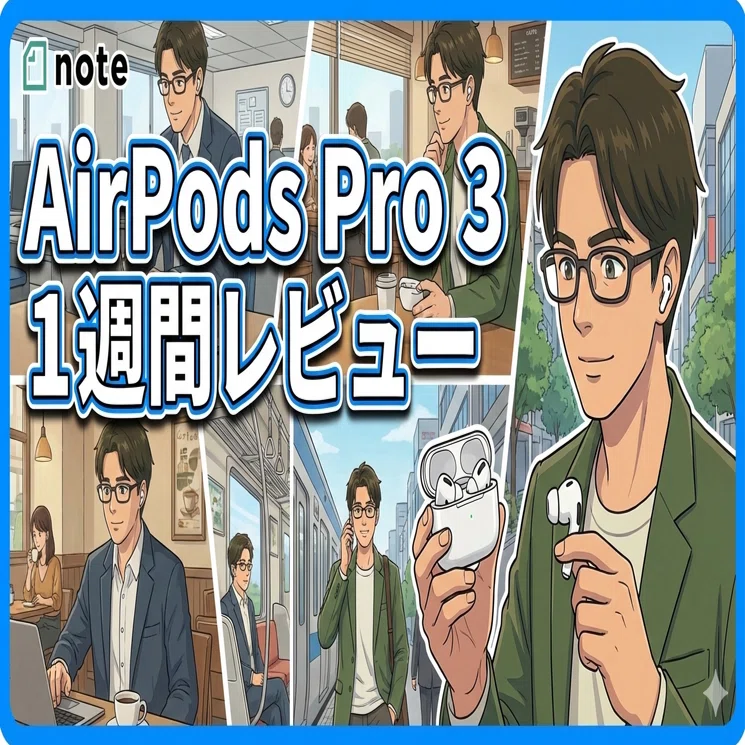 AirPods Pro 3 1週間レビュー ｜YASUO-JP