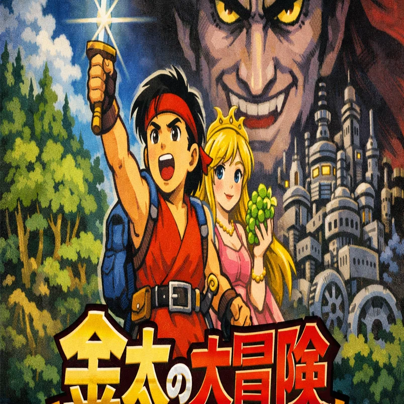 創作ゲームブック「金太の大冒険」 この記事からプレイできます｜ぼんやど