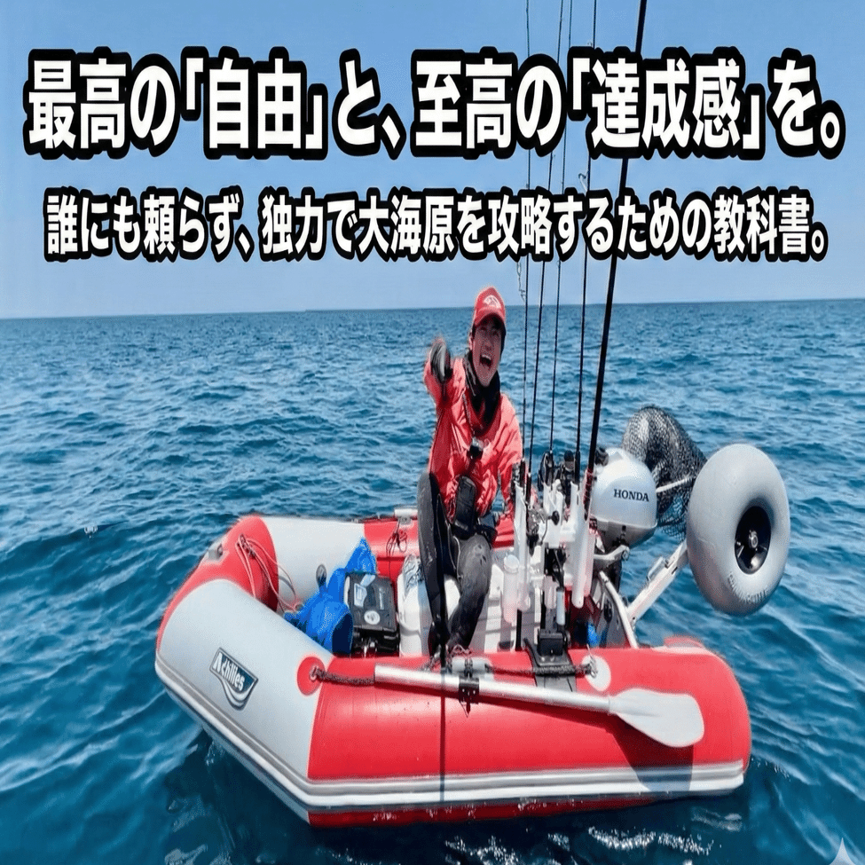 2馬力ゴムボート完全攻略バイブル：出船場所の開拓から「自分だけの