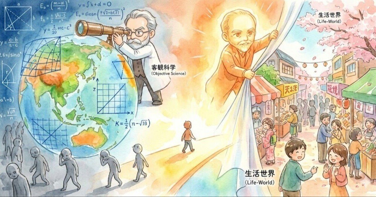 フッサール『ヨ-ロッパ諸学の危機と超越論的現象学』｜5分で名著