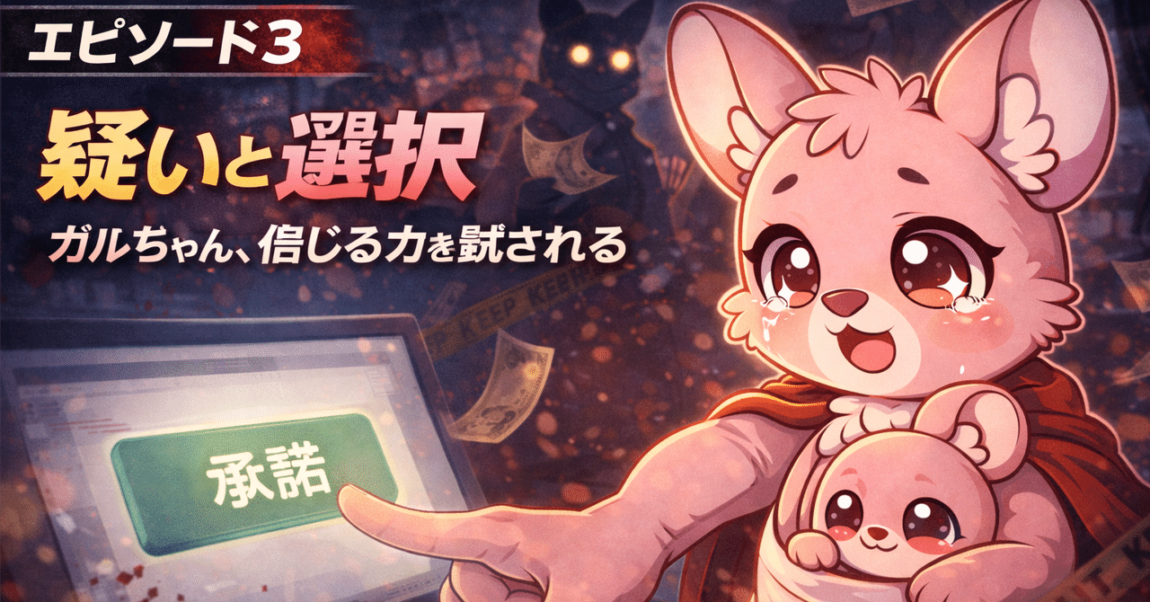 エピソード3:疑いと選択 ― ガルちゃん、信じる力を試される