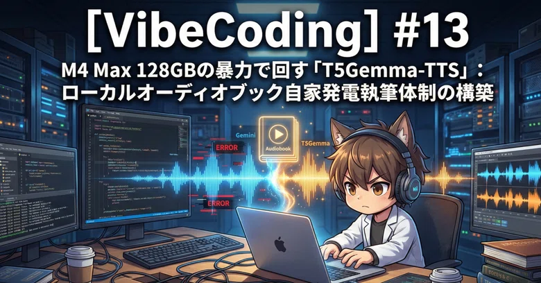 [VibeCoding] #13 T5Gemma-TTS powered by the brute force of M4 Max 128GB ...