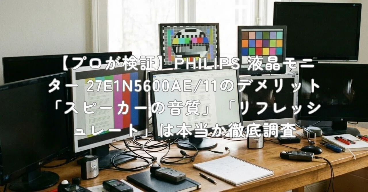 プロが検証】PHILIPS 液晶モニター 27E1N5600AE/11のデメリット