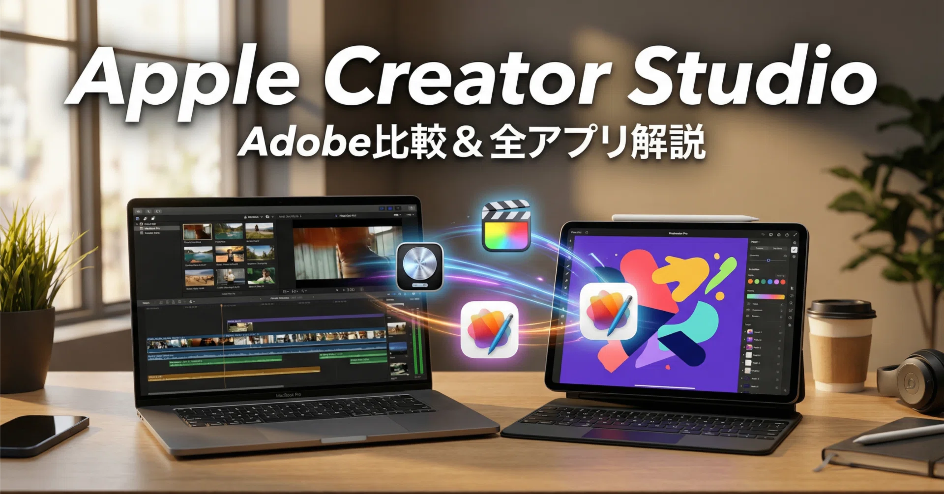 Apple Creator Studio徹底解説！Adobeとの違いや全アプリの使い道を深 