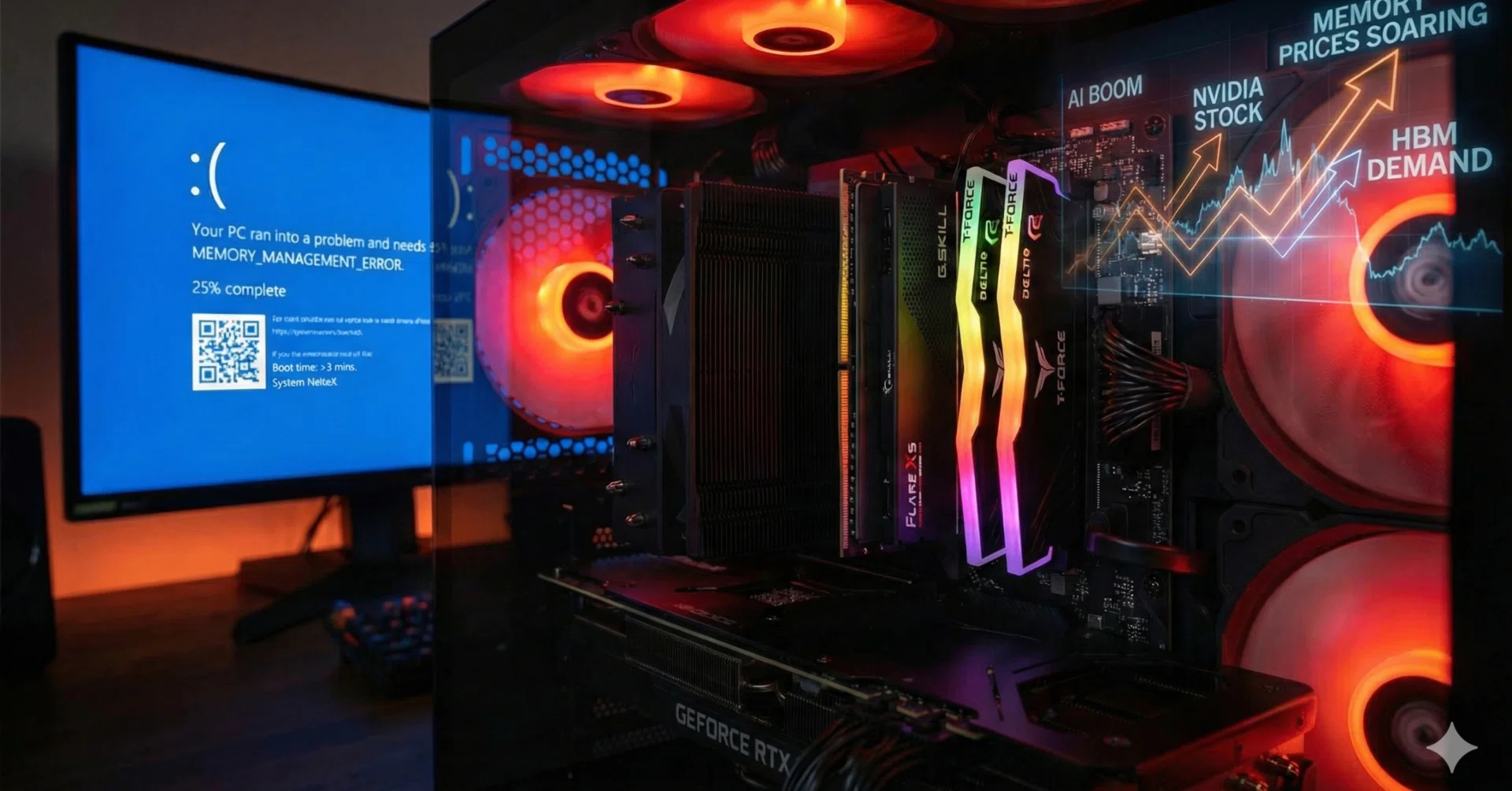 Ks PCメモリ 4枚 自作PC】メモリー4枚に増設で超高速化！メモリクロックは重要？【Ryzen