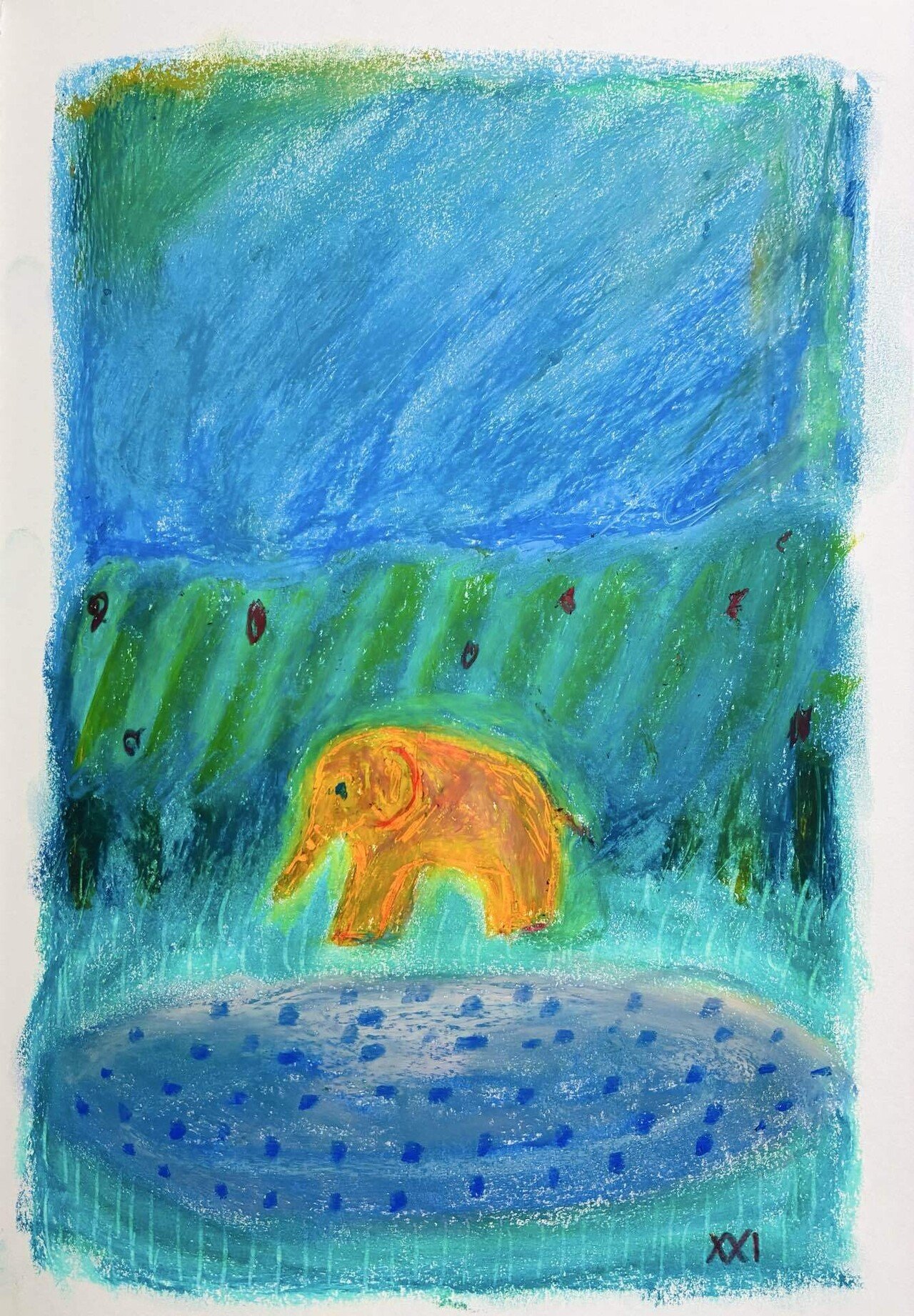 56絵日記 深く考えない｜akikki