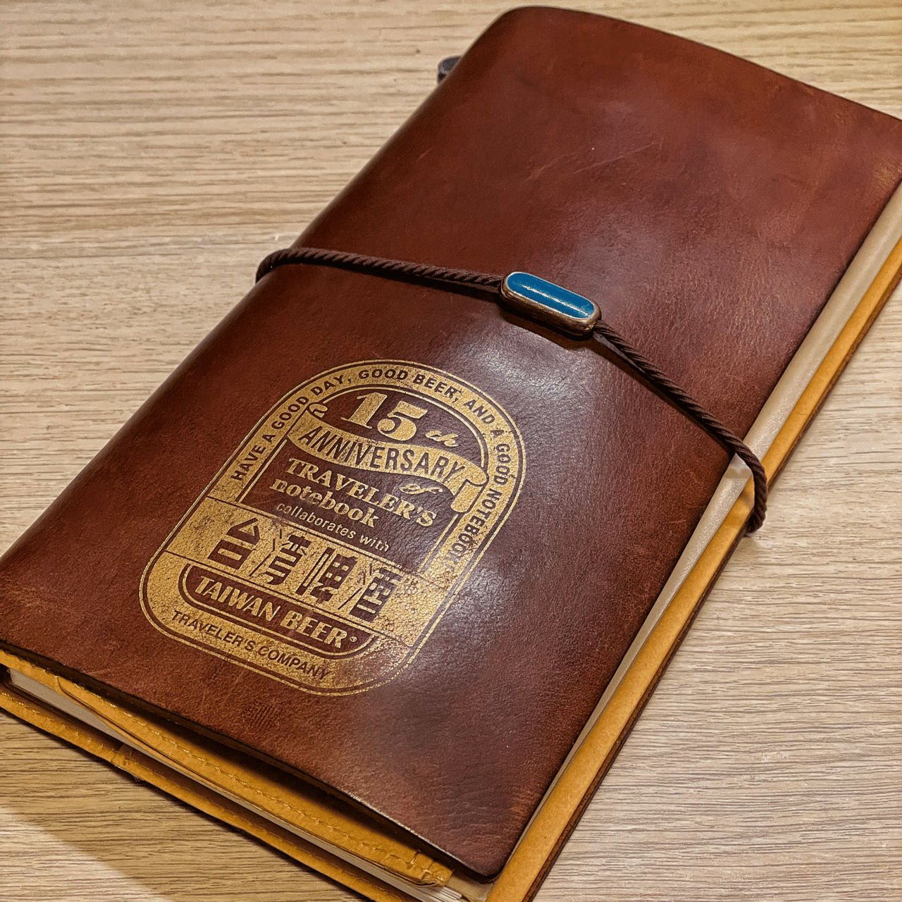 ラッピング◼️トラベラーズノート 台湾ビール キャメル 台湾ビール × トラベラーズカンパニー - TRAVELER'S FACTORY