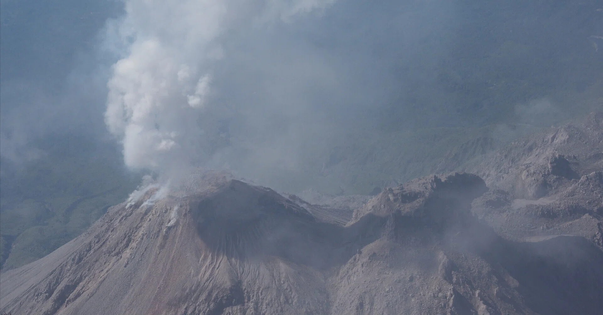 グアテマラ#6】シェラ(ケツァルテナンゴ) サンティアギート火山を眺め
