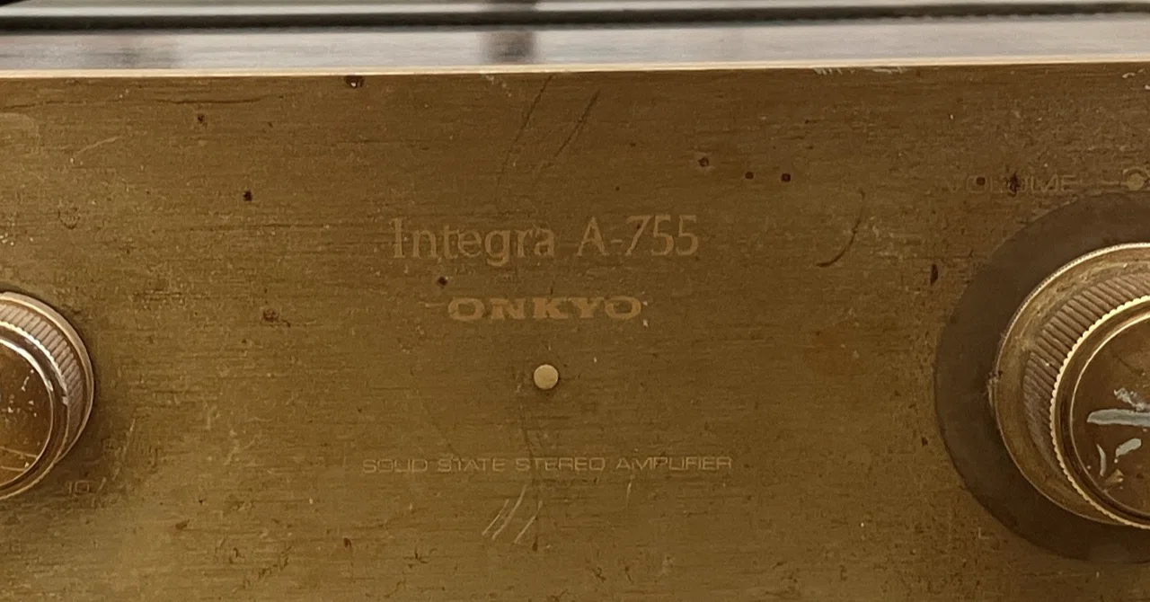 Onkyo A-755 その1｜Shion