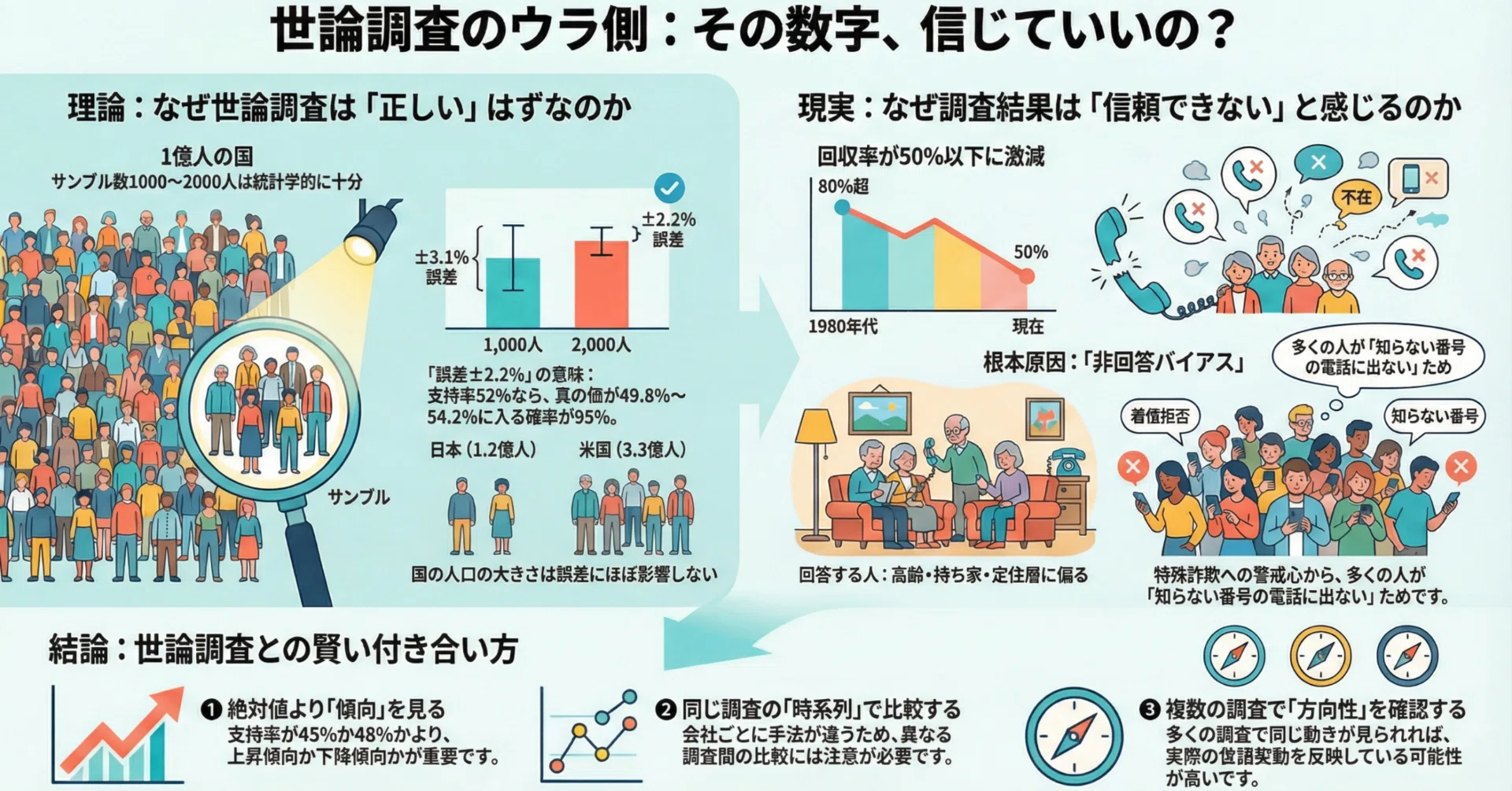 世論 調査 信憑 性