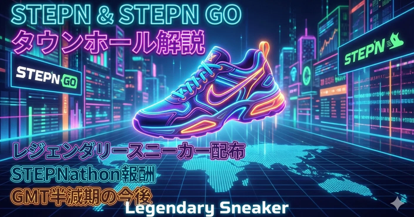 STEPN & STEPN GO 2026年1月タウンホール解説】レジェンダリー配布