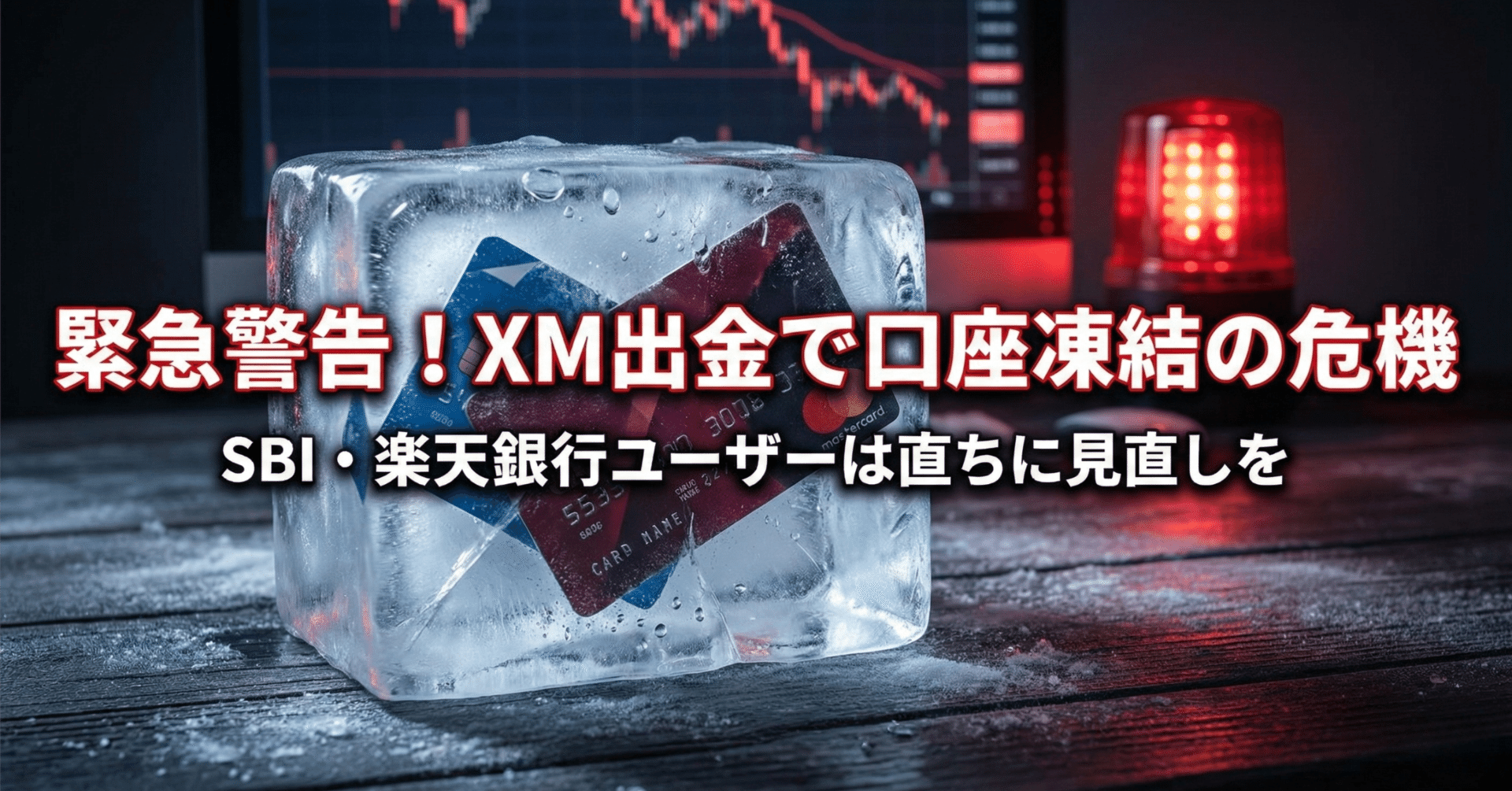 緊急】XMユーザーは直ちに出金先を見直すべき理由｜SBI・楽天銀行の口座凍結リスク｜clear｜Information Editor
