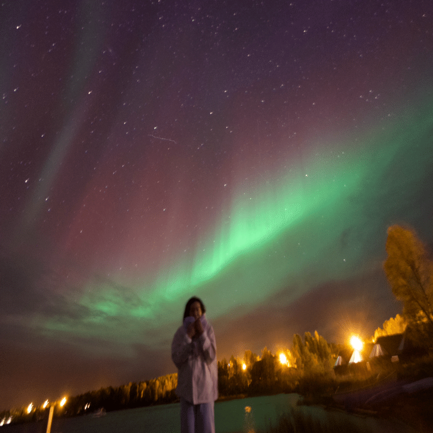 youchiru オーロラ オーロラハント《DAY1》 inイナリ🇫🇮｜kaori⌇暮らしと旅と、小さな挑戦