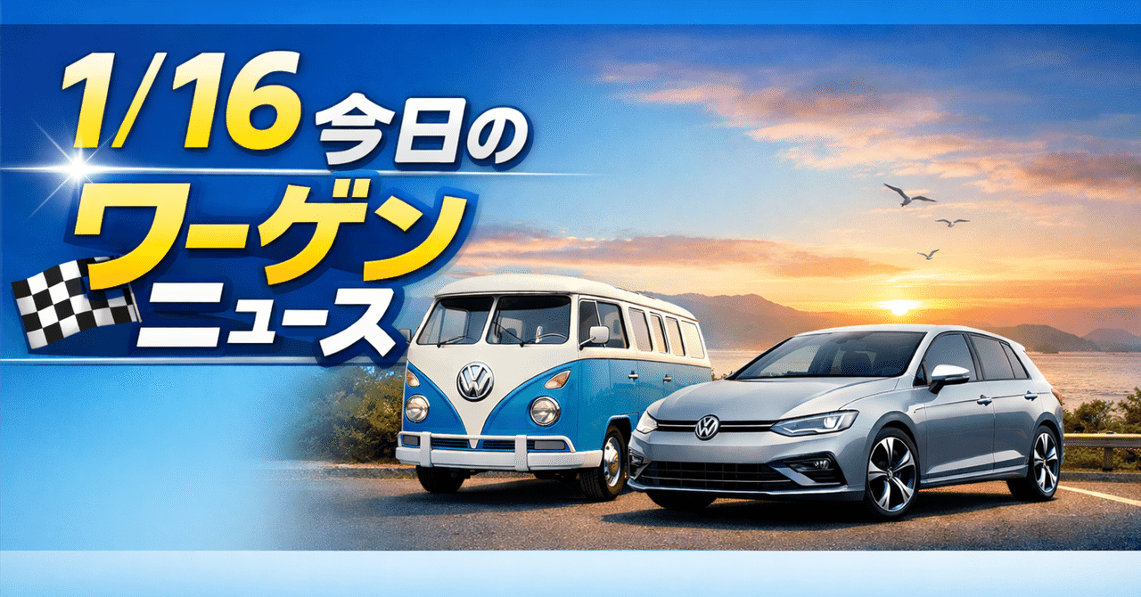 1/16 今日のワーゲンニュース（PR）