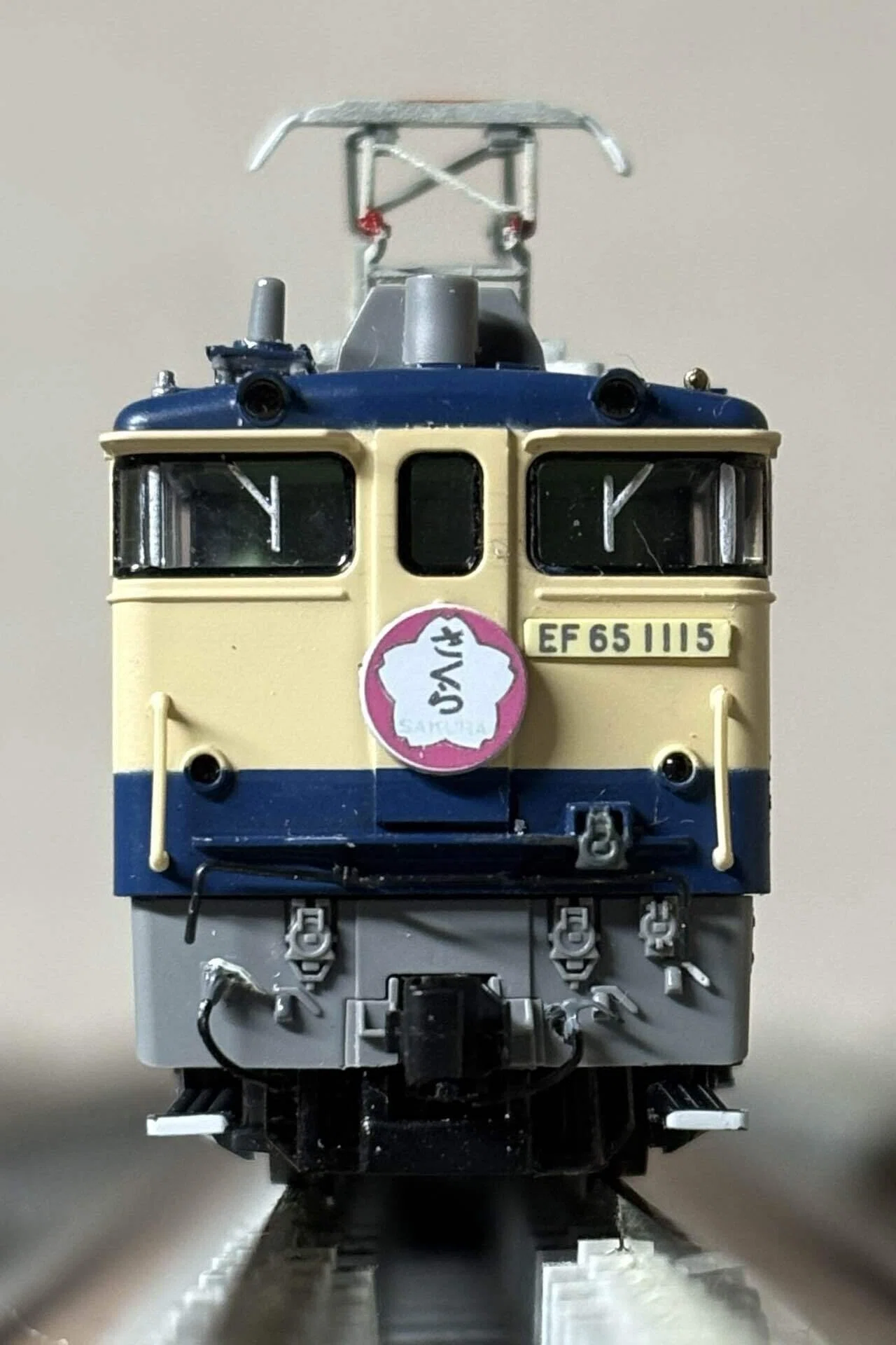 TOMIX EF65 1103(田端)精密加工品 模型雑記#2 田端運転所 EF65 1000(7次型)｜やま