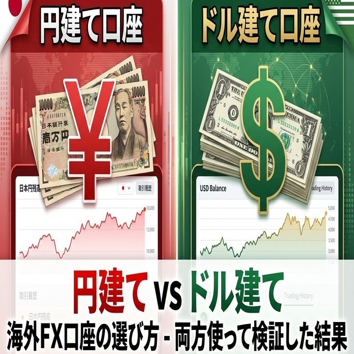 海外FX円建て・ドル建て口座の選び方を両方使って検証した結果｜ GlobalFX【XM】