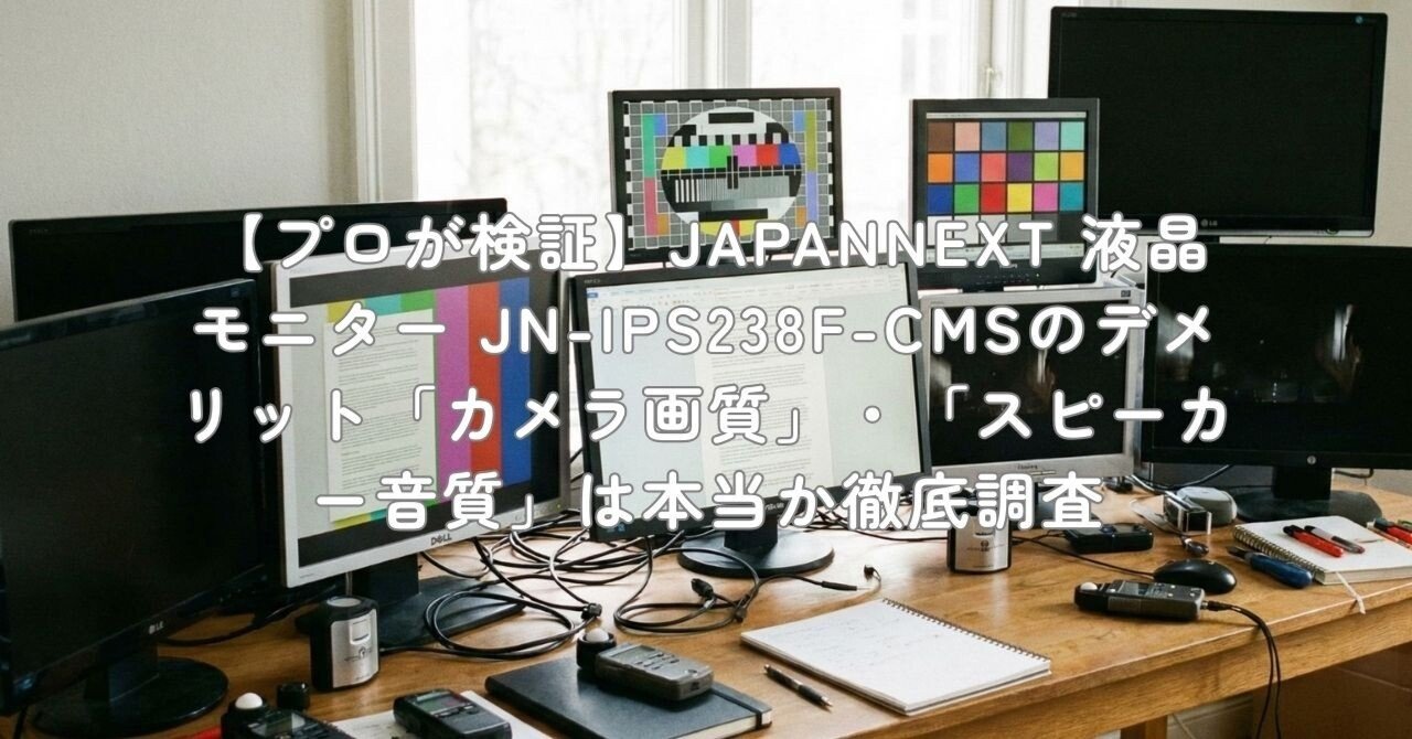 プロが検証】JAPANNEXT 液晶モニター JN-IPS238F-CMSのデメリット