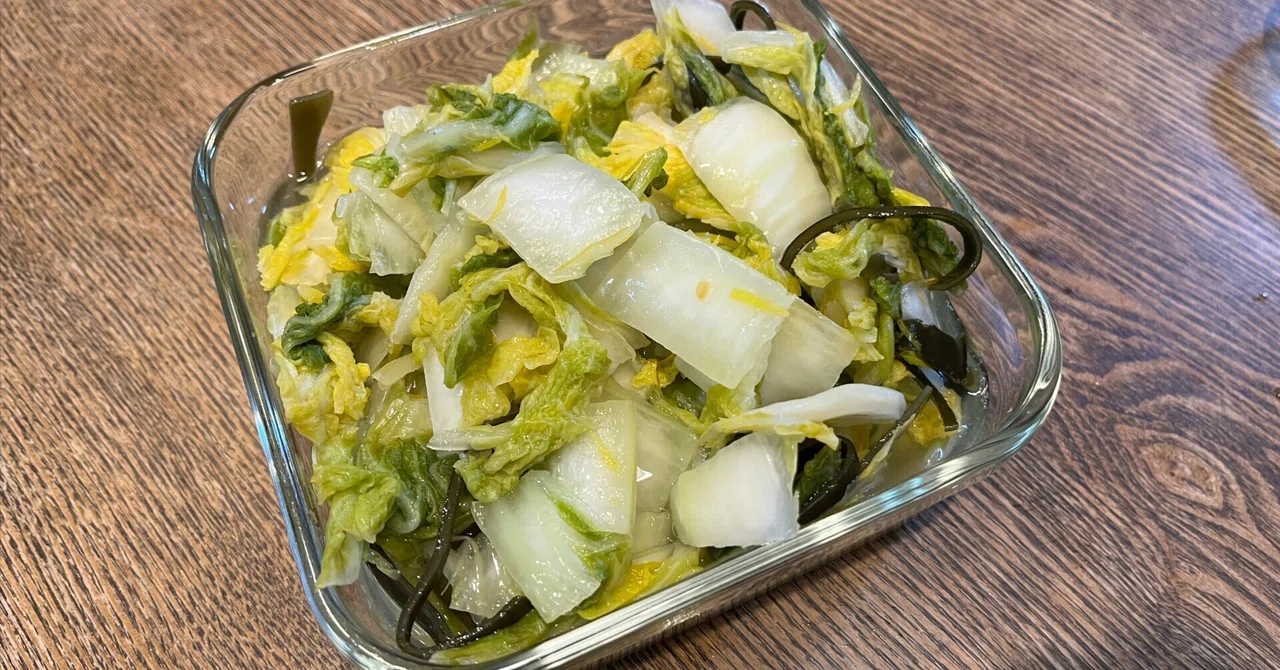 柚子白菜をつくりました｜はなこ