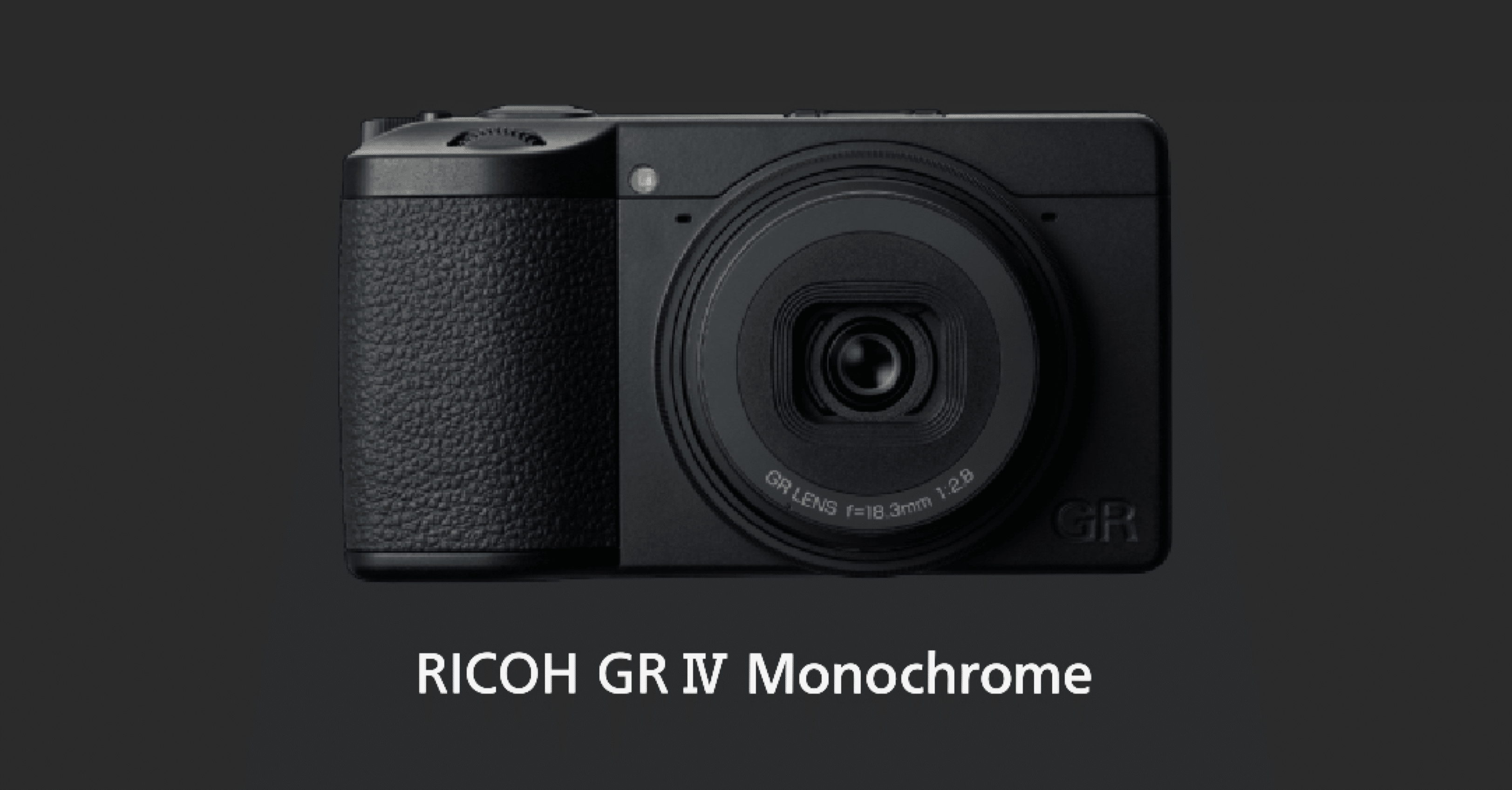 GR IV Monochrome買っちゃった｜深山 直哉