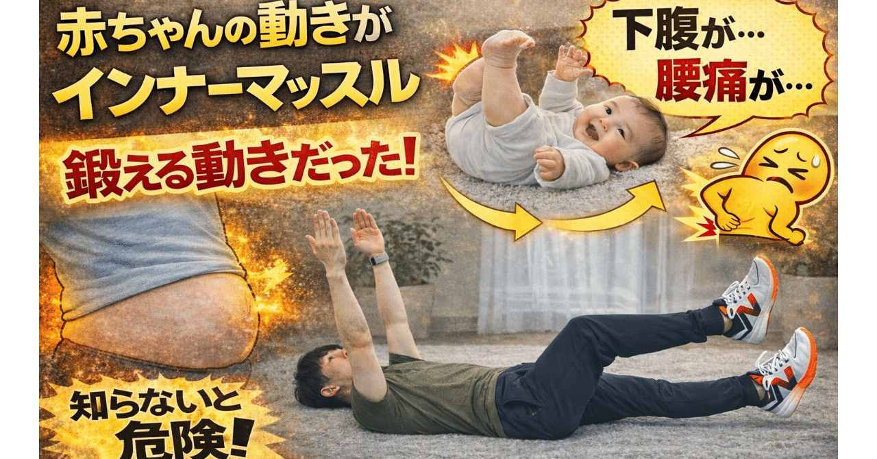 赤ちゃんの動きにヒントが！？】インナーマッスルトレーニング｜なおき