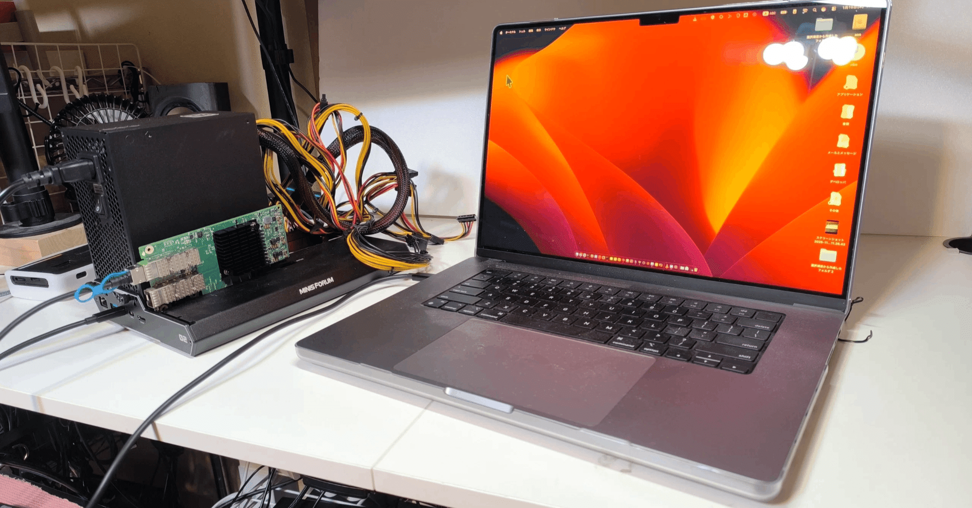 25GbEを生やす！Apple Silicon Macbook Proに！｜重藤 六