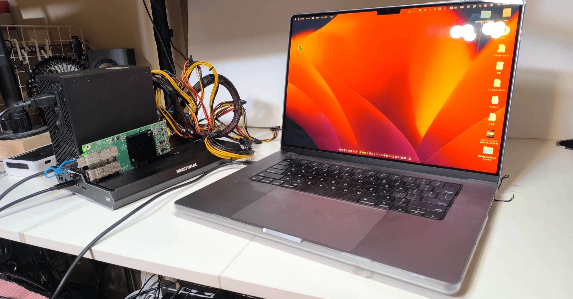 25GbEを生やす！Apple Silicon Macbook Proに！｜重藤 六