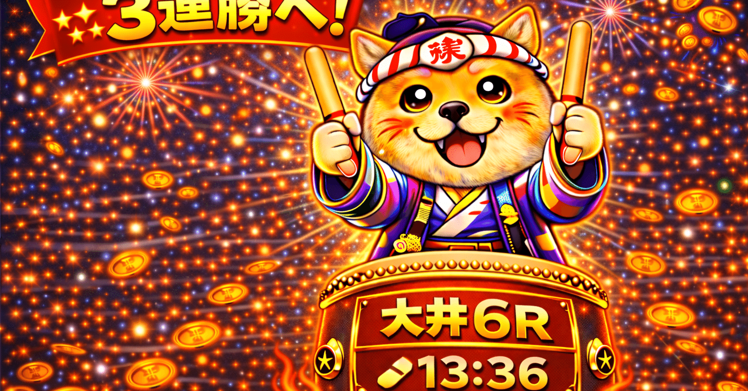 大井6R 〆13:36｜ALPHAソラ競馬🐎