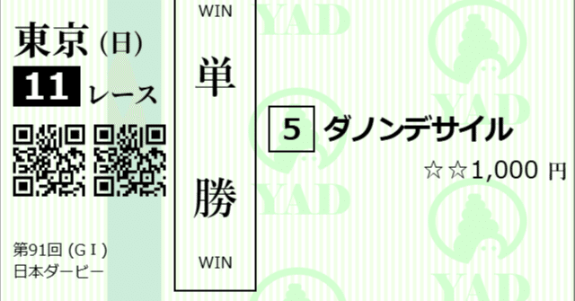 単勝とは「賭ける精神安定剤」である｜四畳半競馬