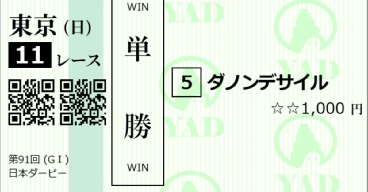 ◎シュヴァルグラン　現地単勝馬券　毎日杯・自己条件レース単勝的中馬券◎ 合理的に考えて、単勝。｜四畳半競馬
