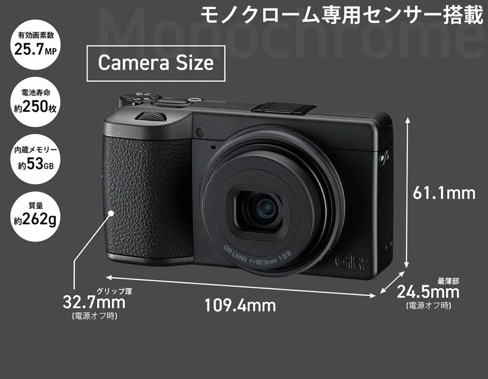 RICOH GR Ⅳ Monochrome発表｜こーいち/Koichi