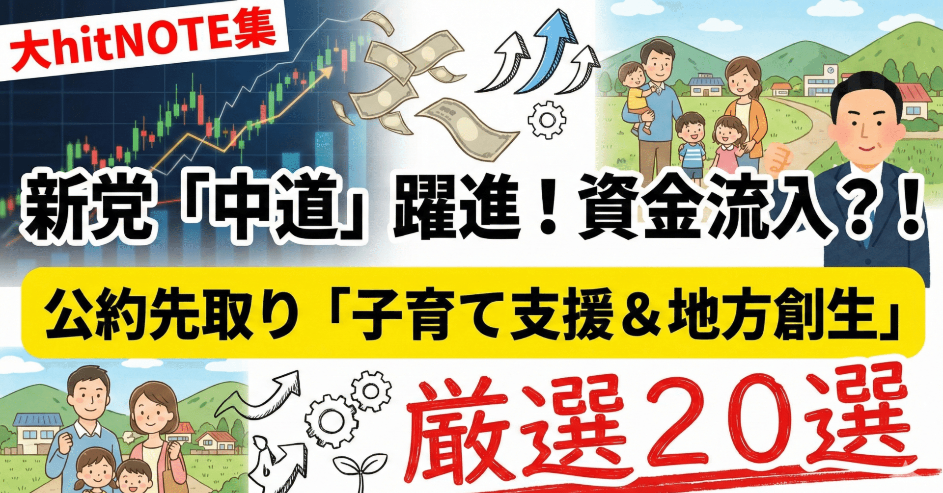 新党「中道」躍進で資金流入？！公約先取り「子育て支援＆地方創生」関連銘柄・厳選２０選｜日本個別株デューデリジェンスセンター
