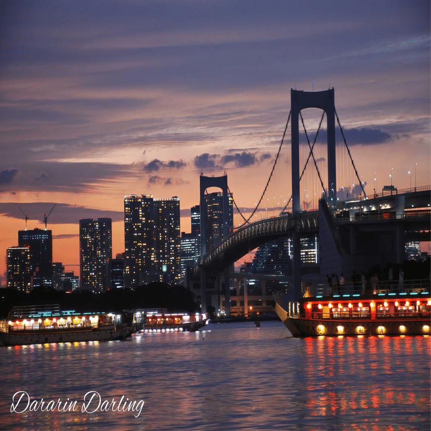 7th Aug 2025: The Rainbow Bridge​​​ in Odaiba Tokyo ｜Dararin Darling