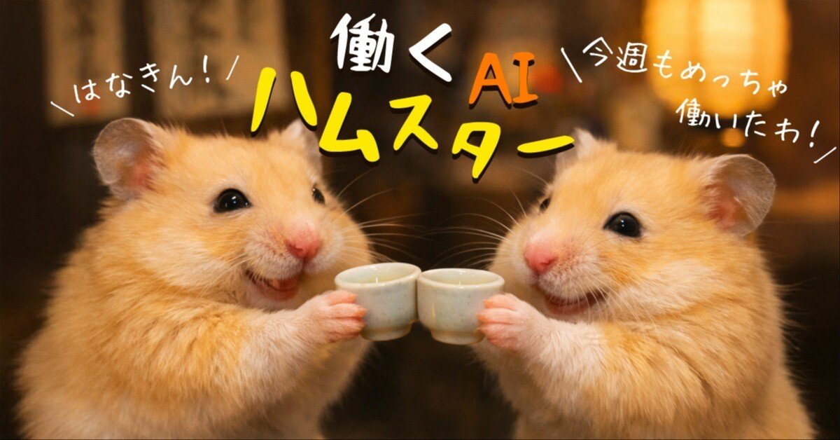 ハムスターさん専用　参考写真 はなきん！働くAIハムスター画像を作って遊んでみた（ChatGPT）｜eri