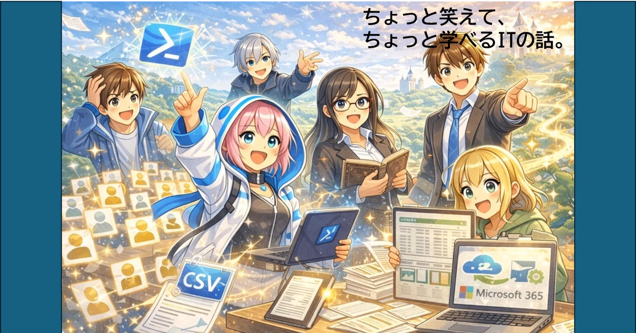 【IT初心者スキルUP：AD編④】PowerShell｜あこわ＠IT擬人化ss