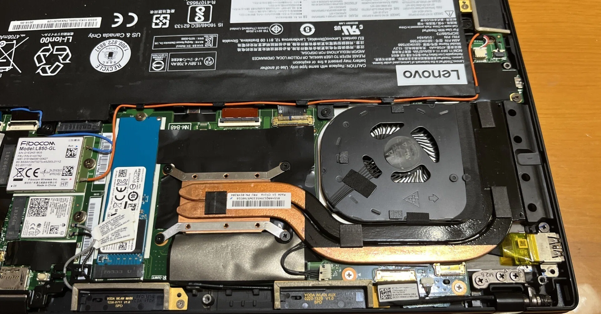126 ThinkPad X1 carbon 6th CPUヒートシンク交換（備忘録）｜晩酌