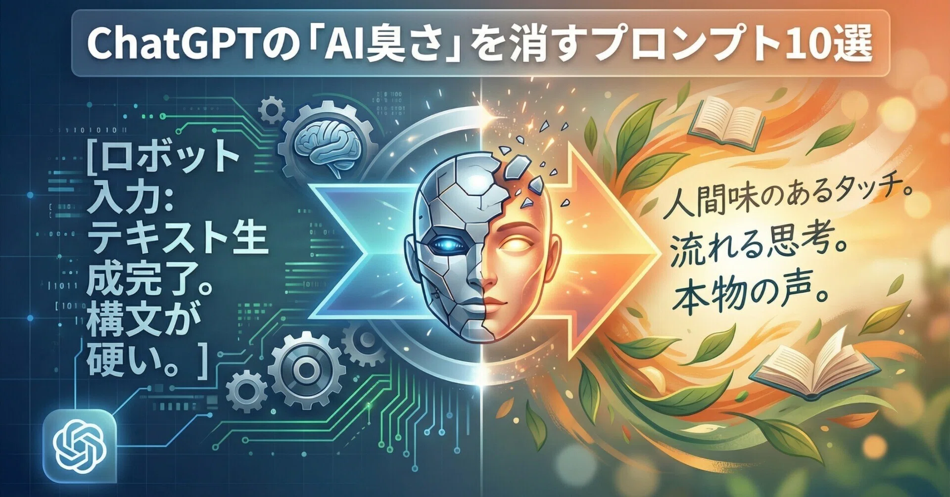☆2】「AI臭さを消すプロンプト10選」を全検証。実務では使い物になり