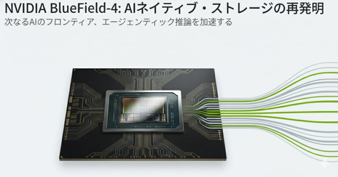 NVIDIA 公式、NVIDIA BlueField-4 Powers New Class of AI-Native