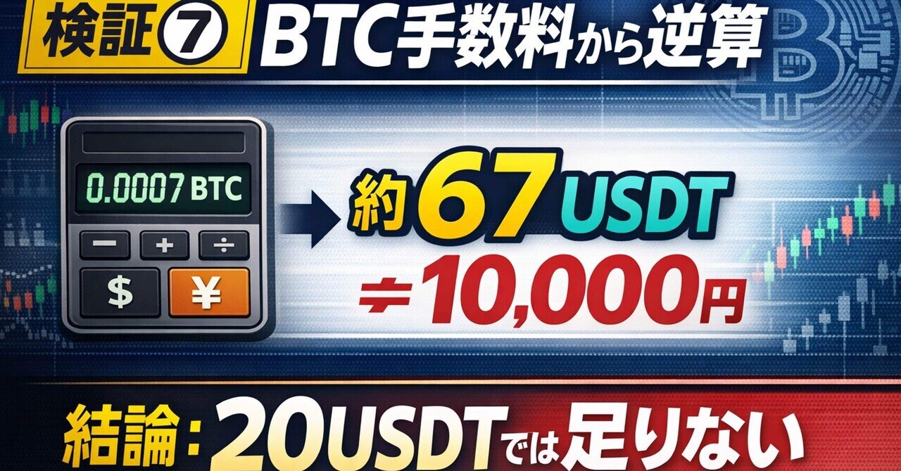 検証⑦】BitradeXで出金するには何が足りなかった？｜20USDT出金失敗から見えた“現実的なライン”｜BitradeX検証ログ@たに
