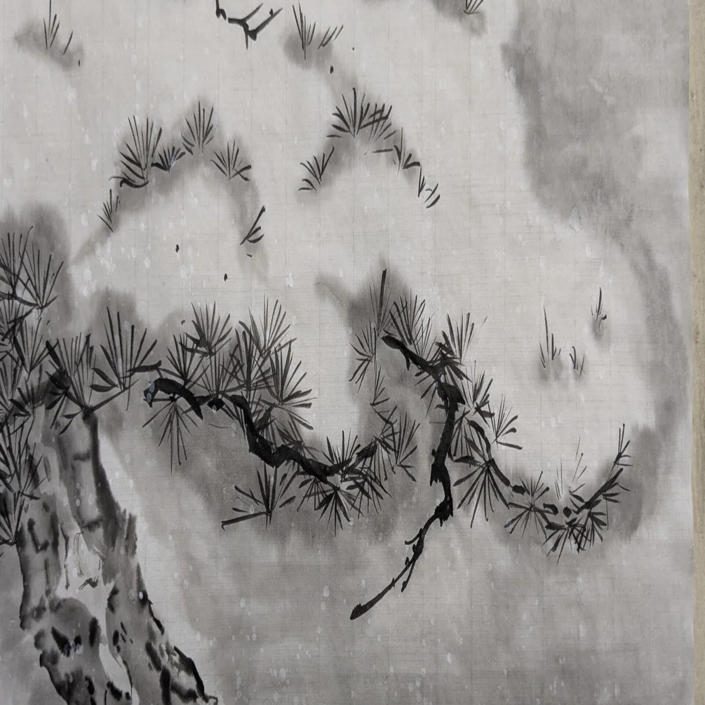水墨画・雪の表現｜t-miura