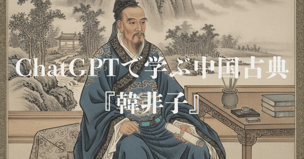 ChatGPTで学ぶ中国古典｜『韓非子』｜第4編：愛臣｜温故知新