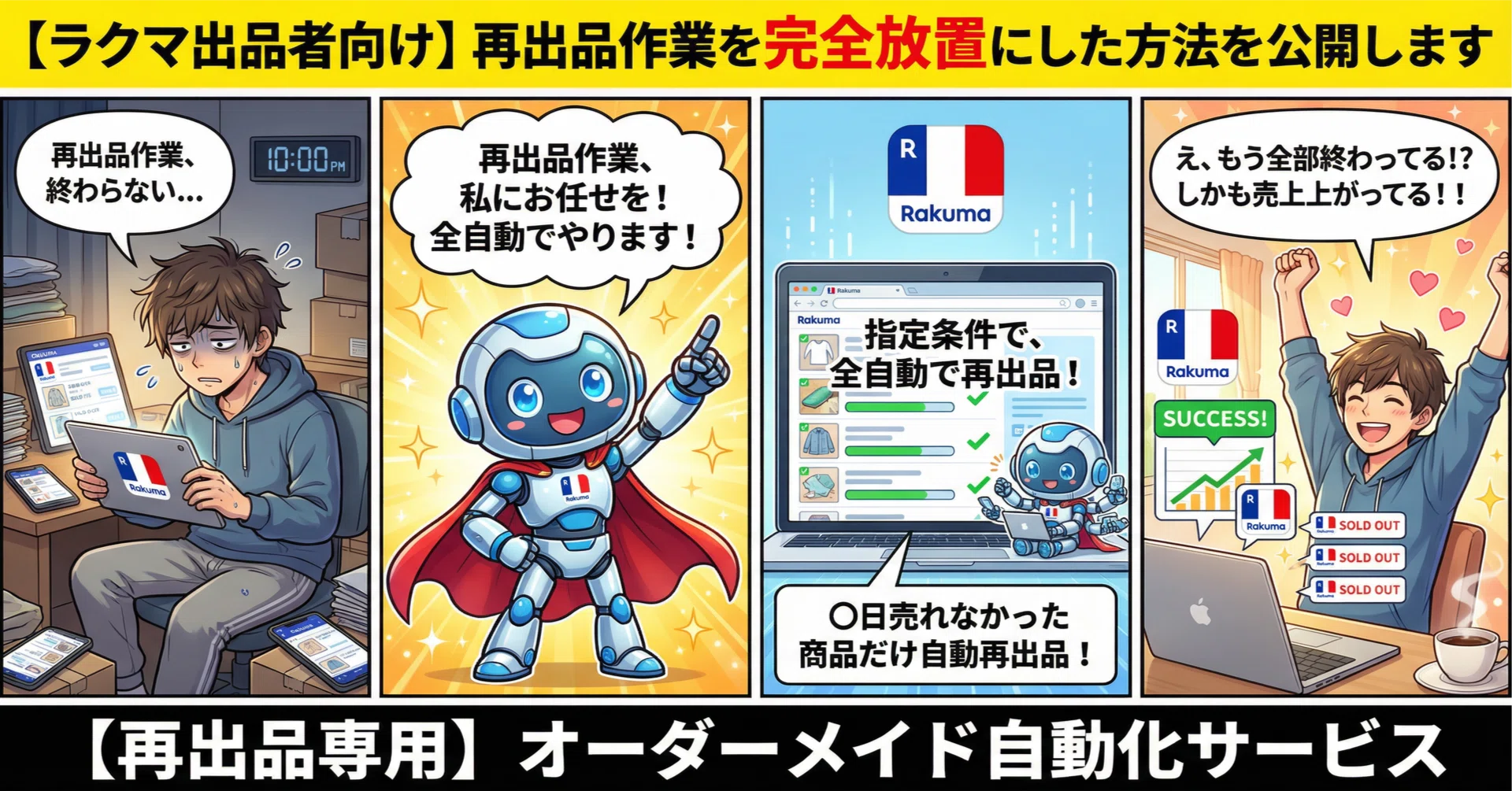 ラクマ再出品の
