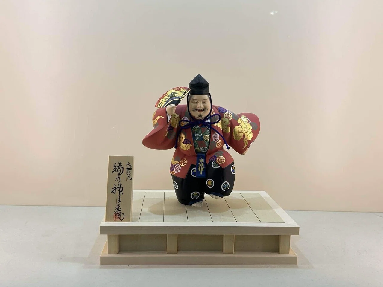 博多人形 歌舞伎 伝統的博多人形歌舞伎鏡舞一義作約30cm 公式通販