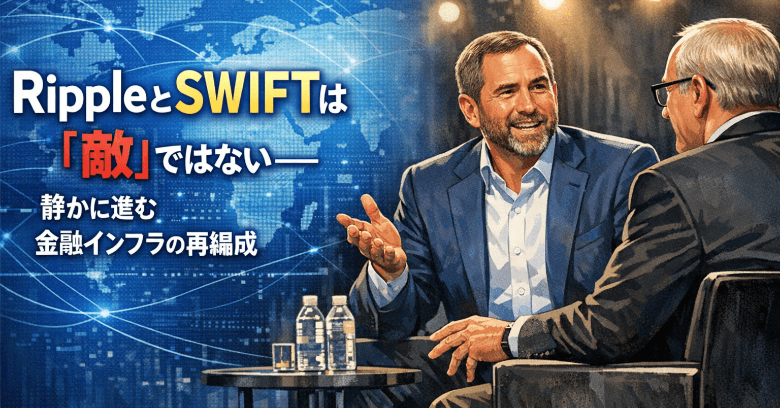 RippleとSWIFTは「敵」ではない──静かに進む金融インフラの再編成｜光本貴一｜XRP / Ripple