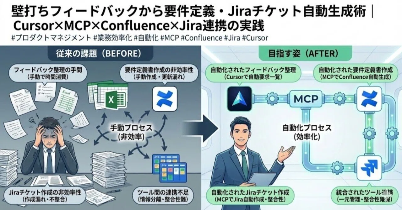 壁打ちフィードバックから要件定義・Jiraチケット自動生成術｜Cursor