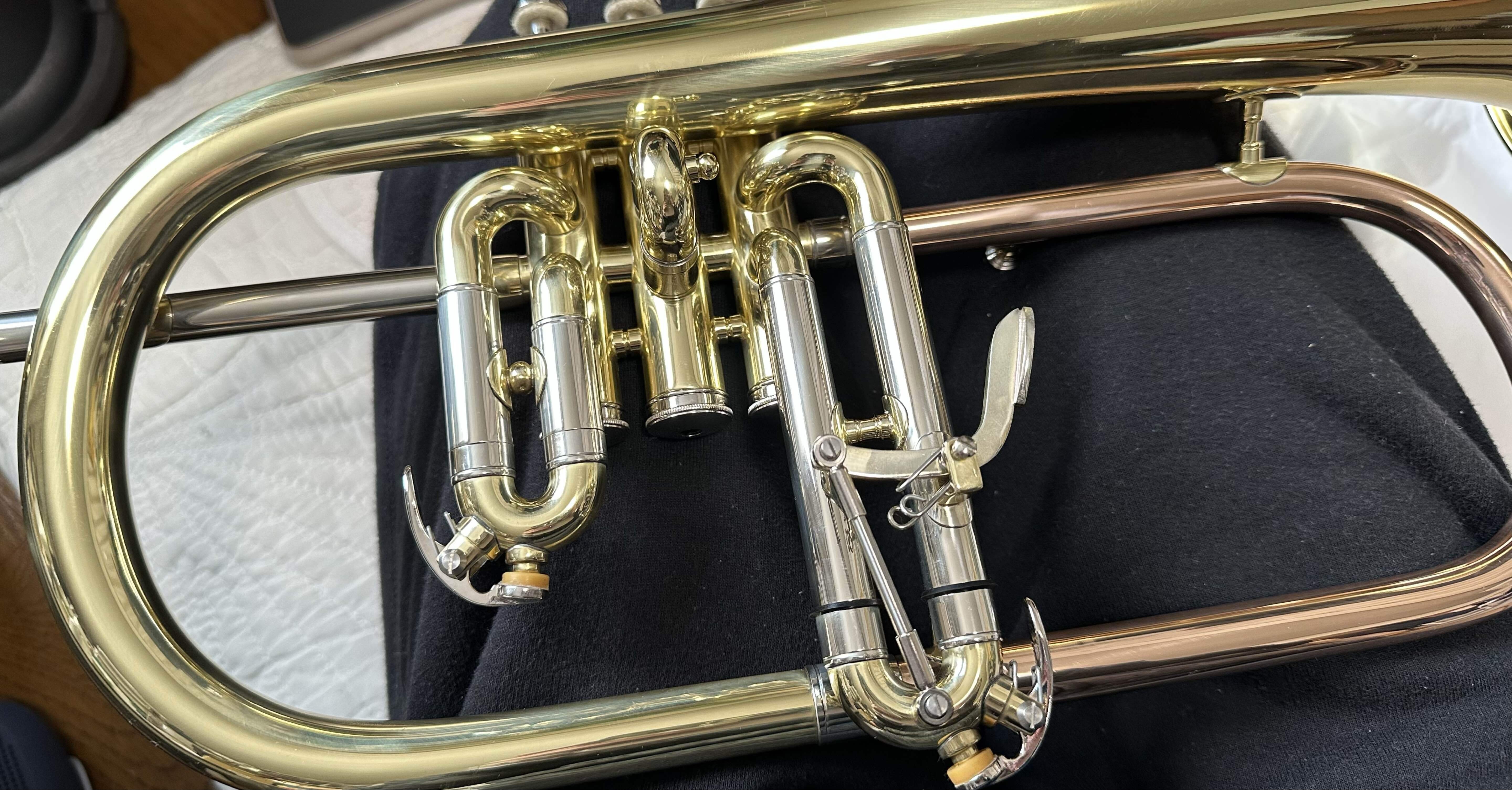 プレイテックのフリューゲルホルンを購入して自力で調整しました