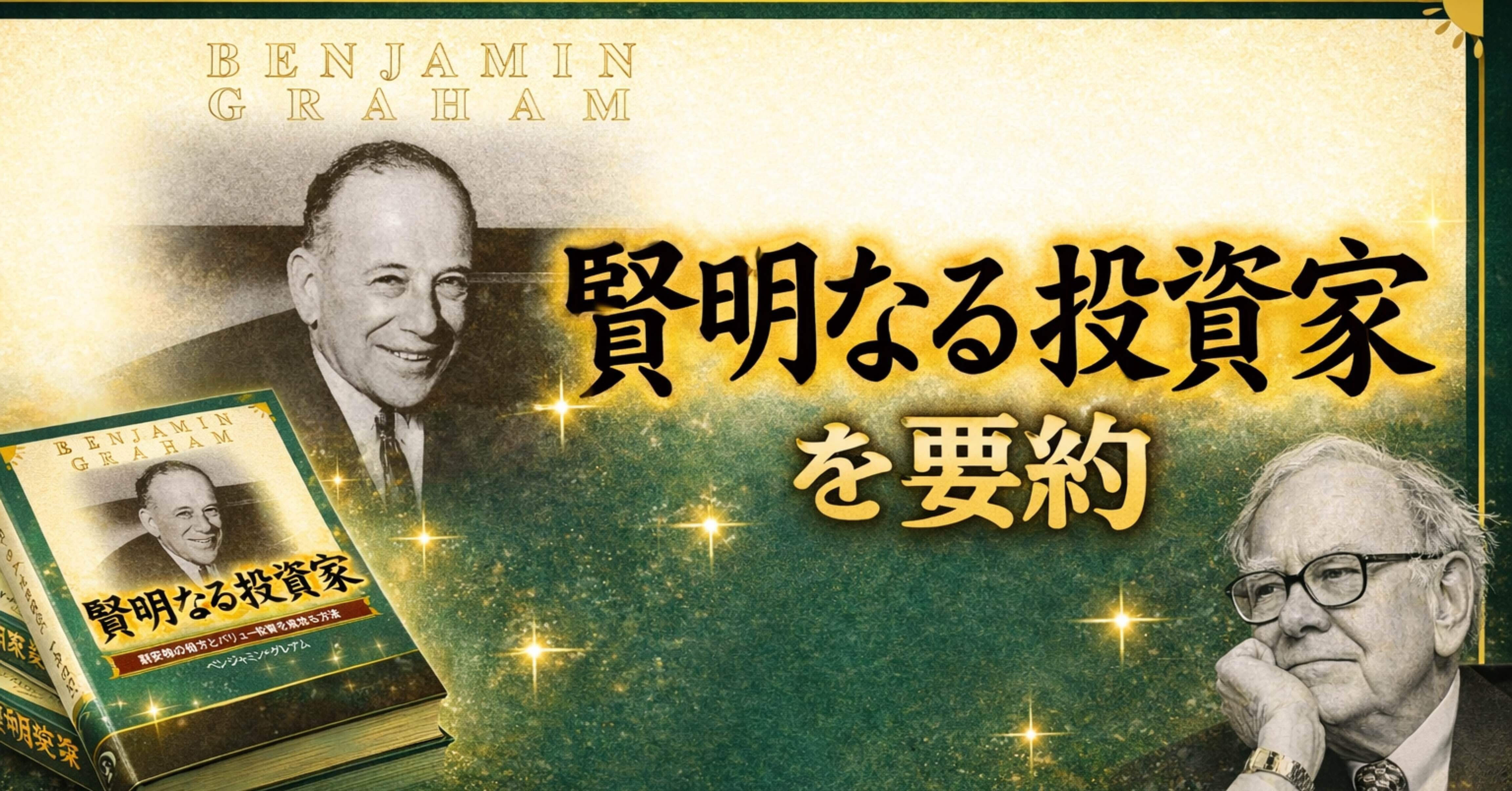 賢明なる投資家』を分かりやすくシンプルに要約｜市川 良@長期投資家