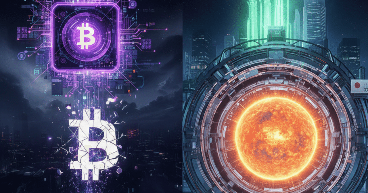 2028年、ビットコインが消える？」量子コンピュータがもたらす暗号崩壊の危機と、日本がリードする”地上の太陽”の正体｜Yoshi